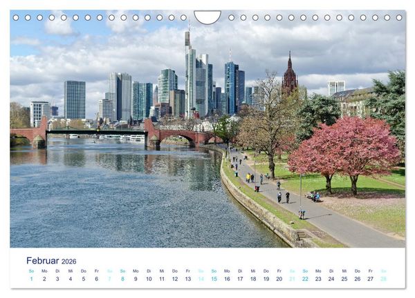 Produktbild: Fabelhaftes Frankfurt am Main (Wandkalender 2026 DIN A4 quer), CALVENDO Monatskalender