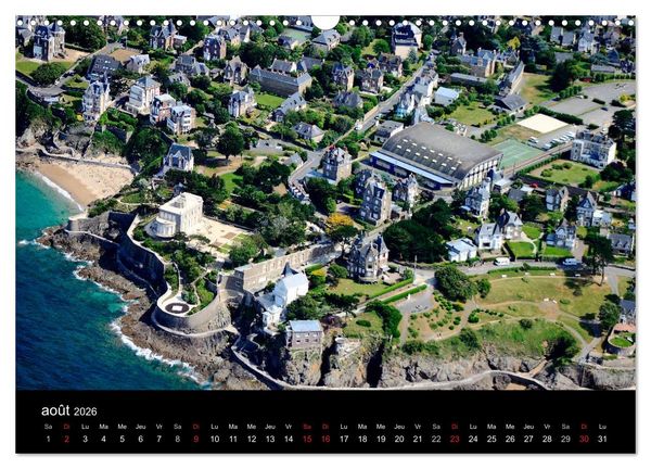 Produktbild: Dinard Perle de la C&ocirc;te d'&Eacute;meraude (Calendrier mural 2026 DIN A3 vertical), CALVENDO calendrier mensuel
