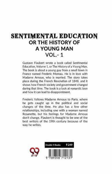 Produktbild: Sentimental Education Or The History Of A Young Man Vol. -1