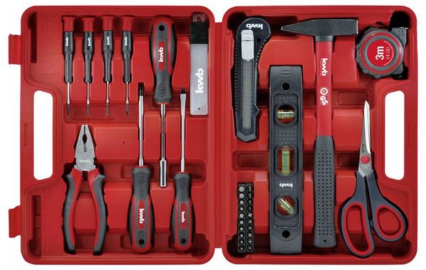 Produktbild: Kwb 370610 Werkzeugkoffer best&uuml;ckt 35teilig (B x H x T) 31.5 x 24 x 8.3cm