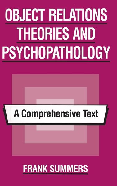 Produktbild: Object Relations Theories and Psychopathology