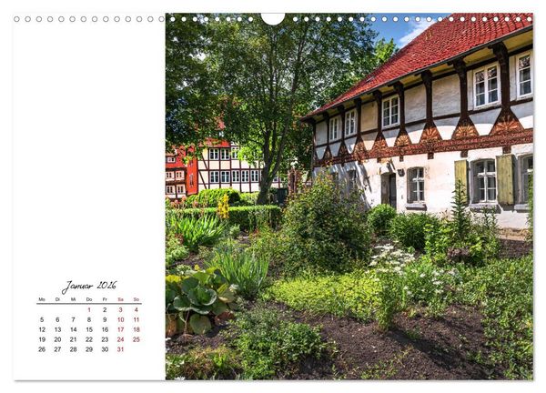 Produktbild: Fachwerkstadt Hornburg (Wandkalender 2026 DIN A3 quer), CALVENDO Monatskalender