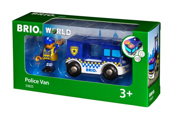 Produktbild: BRIO World - Polizeiwagen mit Licht und Sound