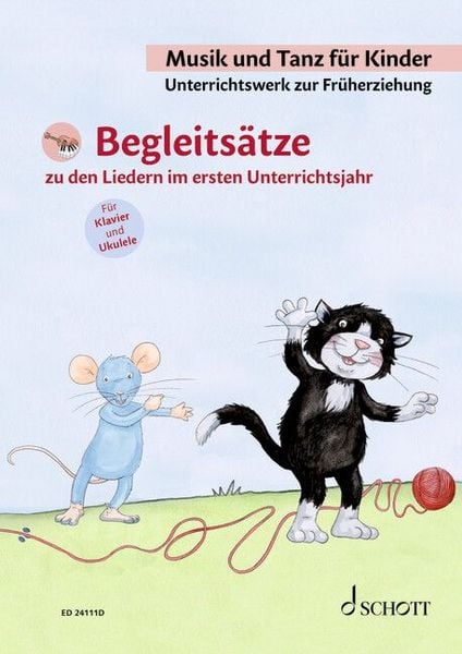 Produktbild: Musik und Tanz f&uuml;r Kinder &ndash; Begleits&auml;tze zu den Liedern im ersten Unterrichtsjahr f&uuml;r Klavier und Ukulele