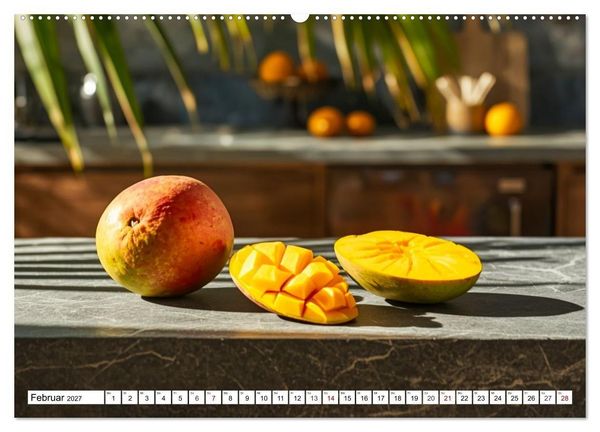 Produktbild: Exotische Fr&uuml;chte &ndash; Frische. Farbe. Form. (hochwertiger Premium Wandkalender 2027 DIN A2 quer), Kunstdruck in Hochglanz