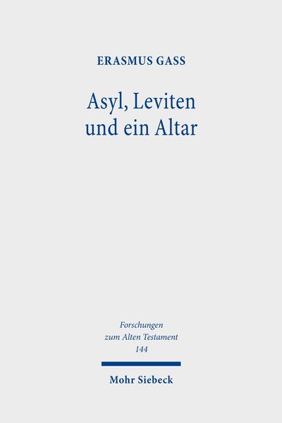 Produktbild: Asyl, Leviten und ein Altar