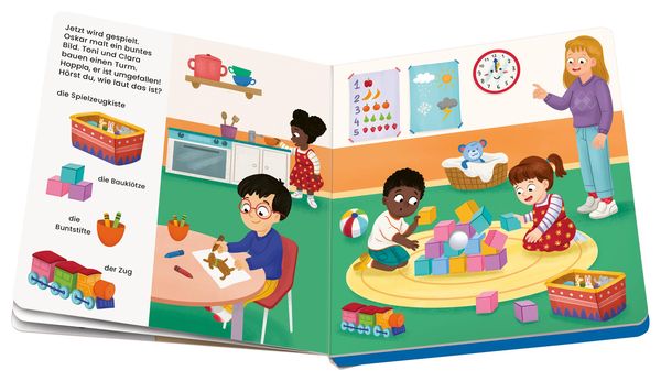 Produktbild: Play+ Mein allererstes Soundbuch Im Kindergarten - ab 12 Monate