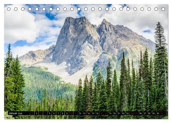 Produktbild: Kanadas Rocky Mountains (Tischkalender 2026 DIN A5 quer), CALVENDO Monatskalender