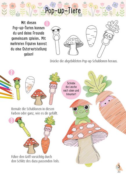 Produktbild: Bastelset f&uuml;r Kinder: Kreatives Bastelset: Ostern