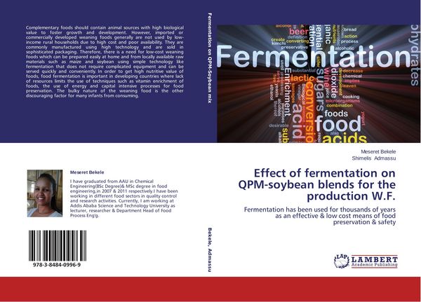 Produktbild: Effect of fermentation on QPM-soybean blends for the production W.F.