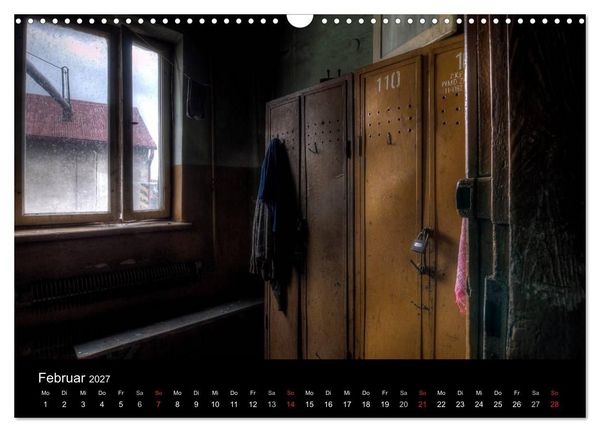 Produktbild: Verlassene Orte - Die Lokomotivwerkstatt (Wandkalender 2027 DIN A3 quer), CALVENDO Monatskalender