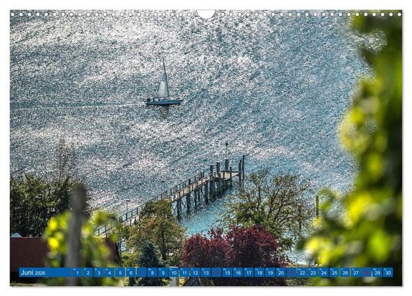Produktbild: Drei L&auml;nder ein See - Bodensee (Wandkalender 2026 DIN A3 quer), CALVENDO Monatskalender