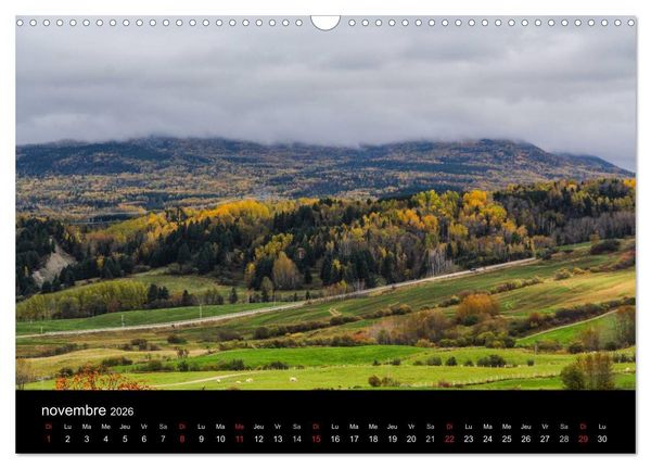 Produktbild: Paysages d'Automne au Qu&eacute;bec (Calendrier mural 2026 DIN A3 vertical), CALVENDO calendrier mensuel