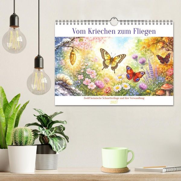 Produktbild: Vom Kriechen zum Fliegen (Wandkalender 2027 DIN A4 quer), CALVENDO Monatskalender