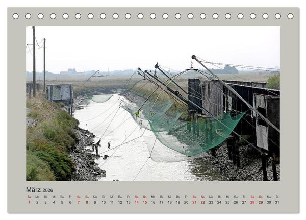Produktbild: Urlaubsreise durch Frankreich (Tischkalender 2026 DIN A5 quer), CALVENDO Monatskalender