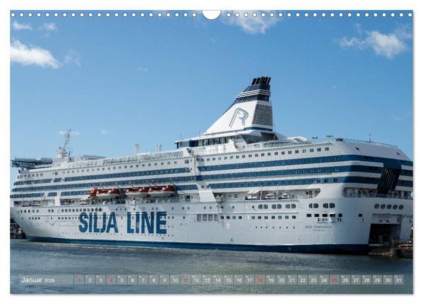 Produktbild: Container - Tanker - Kreuzfahrt - Schiffe (Wandkalender 2026 DIN A3 quer), CALVENDO Monatskalender