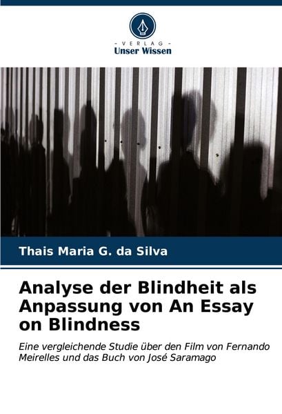 Produktbild: Analyse der Blindheit als Anpassung von An Essay on Blindness