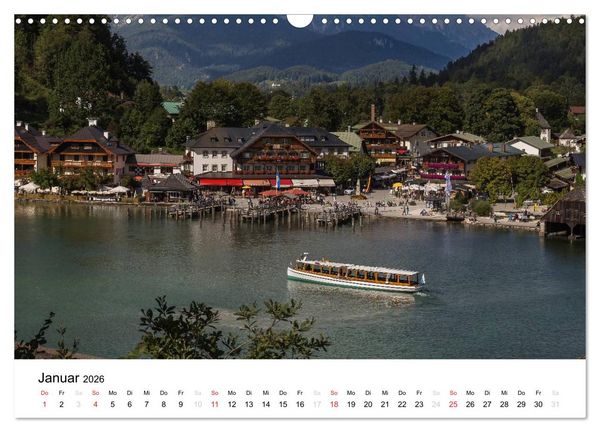 Produktbild: Reizvolle Gew&auml;sser im Berchtesgadener Land (Wandkalender 2026 DIN A3 quer), CALVENDO Monatskalender