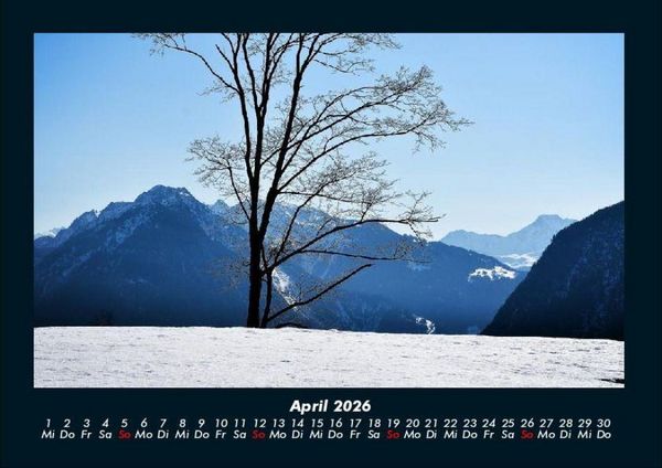 Produktbild: Berge 2026 Fotokalender DIN A4