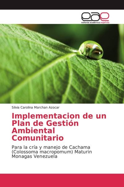 Produktbild: Implementacion de un Plan de Gesti&oacute;n Ambiental Comunitario