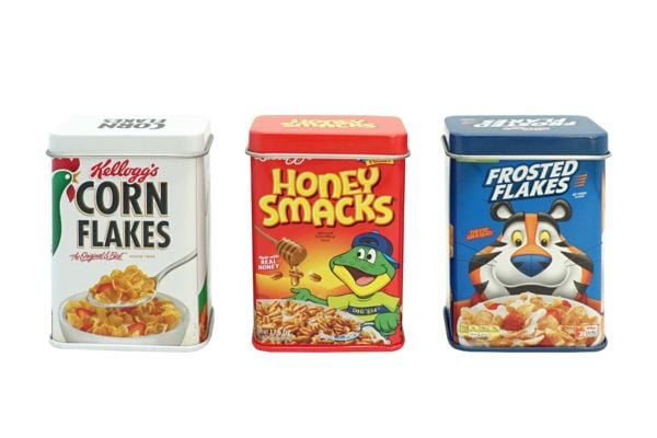 Produktbild: Kellogs Metalldosen Set