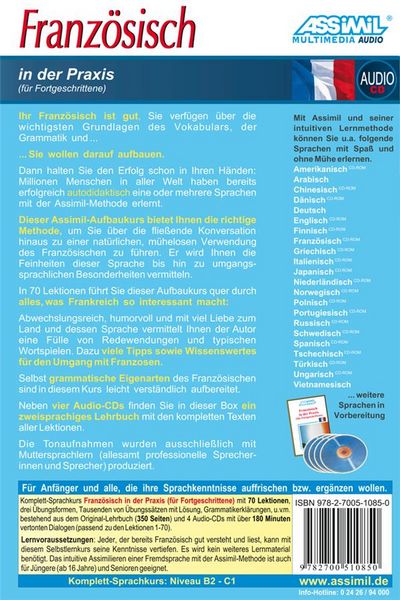 Produktbild: ASSiMiL Franz&ouml;sisch in der Praxis - Audio-Sprachkurs - Niveau B2-C1