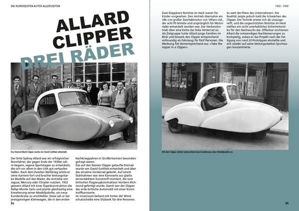 Produktbild: Die kuriosesten Autos aller Zeiten