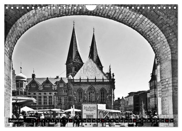Produktbild: Historisches Bremen (Wandkalender 2026 DIN A4 quer), CALVENDO Monatskalender