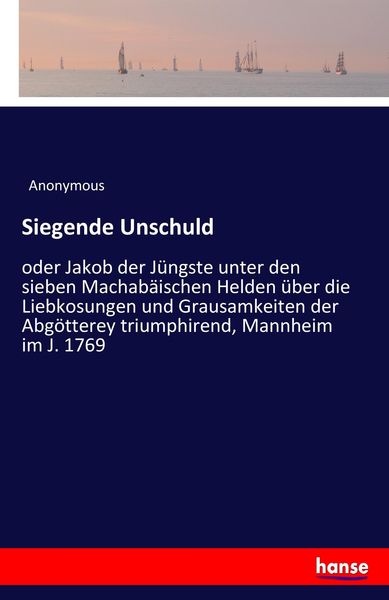 Siegende Unschuld, Taschenbuch von , Hansebooks, 978-3-7434-4159-0
