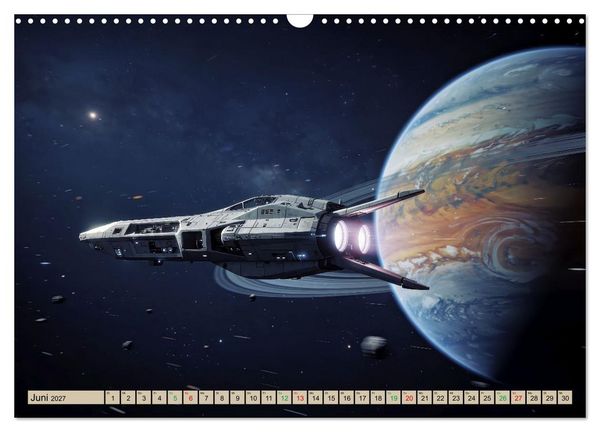 Produktbild: Wettrennen ins All (Wandkalender 2027 DIN A3 quer), CALVENDO Monatskalender