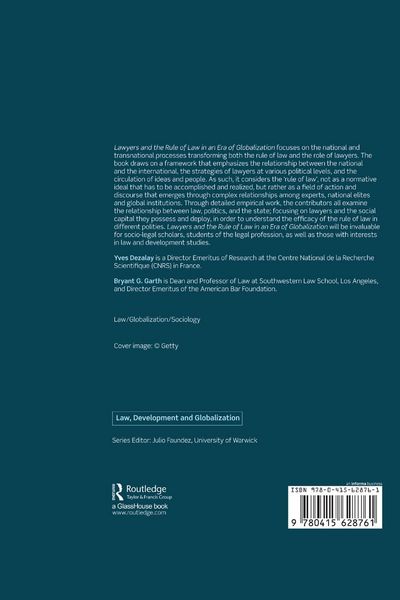 Produktbild: Lawyers and the Rule of Law in an Era of Globalization