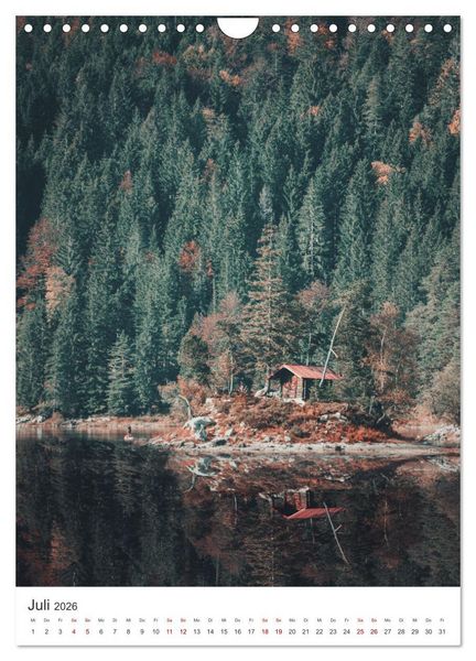 Produktbild: Herbstliches Allg&auml;u (Wandkalender 2026 DIN A4 hoch), CALVENDO Monatskalender