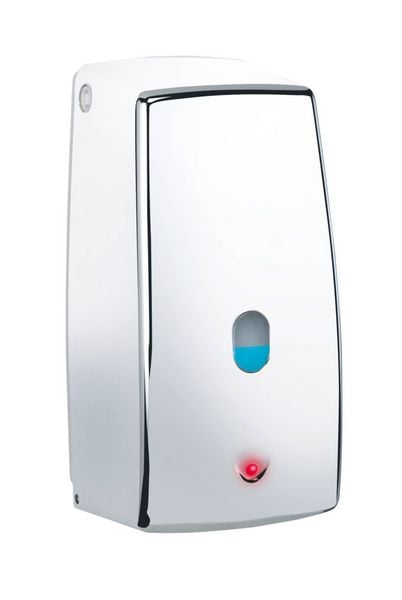 Produktbild: Infrarot Seifenspender Mod. Treviso Chrom 650 ml, automatischer Fl&uuml;ssigseifen-Spender, 650 ml
