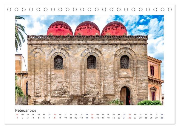 Produktbild: Sizilien - Von Palermo nach Syrakus (Tischkalender 2026 DIN A5 quer), CALVENDO Monatskalender