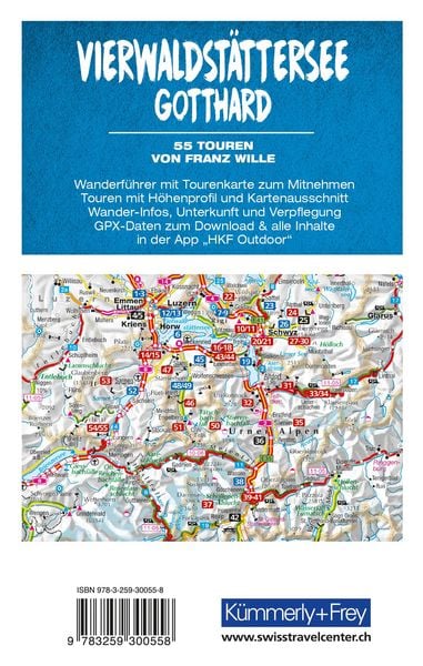 Produktbild: K&uuml;mmerly+Frey Wanderf&uuml;hrer Vierwaldst&auml;ttersee, Gotthard