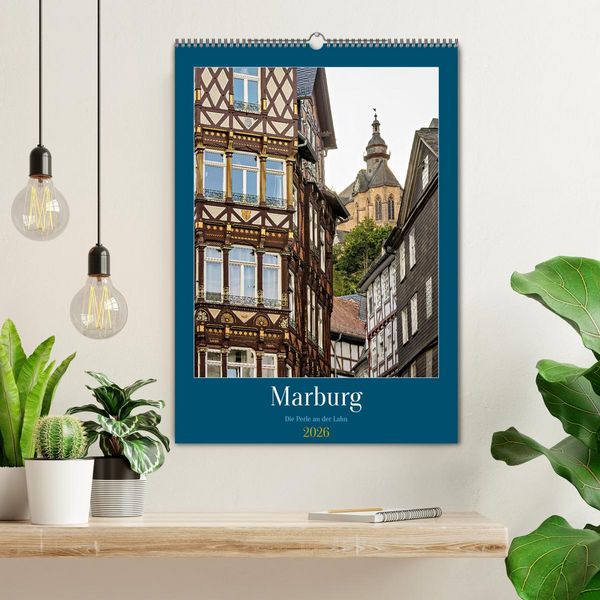 Produktbild: Marburg - Die Perle an der Lahn (Wandkalender 2026 DIN A2 hoch), CALVENDO Monatskalender