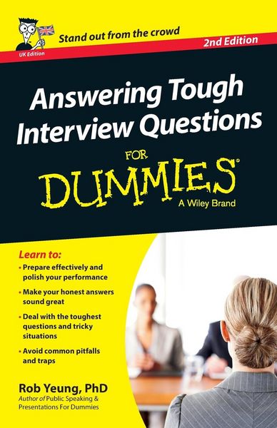 Produktbild: Answering Tough Interview Questions for Dummies, UK Edition