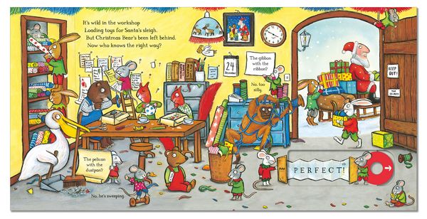 Produktbild: The Christmas Bear: A Push, Pull and Slide Book