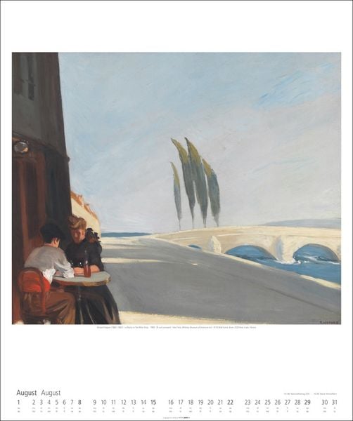 Produktbild: Edward Hopper Kalender 2027