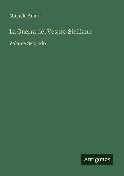 Produktbild: La Guerra del Vespro Siciliano