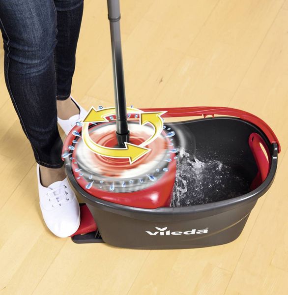 Produktbild: Vileda 158572 TURBO BOX inkl. TURBO REFILL MICROFIBRE 2in1 Ersatzkopf Wisch-Set 1St.