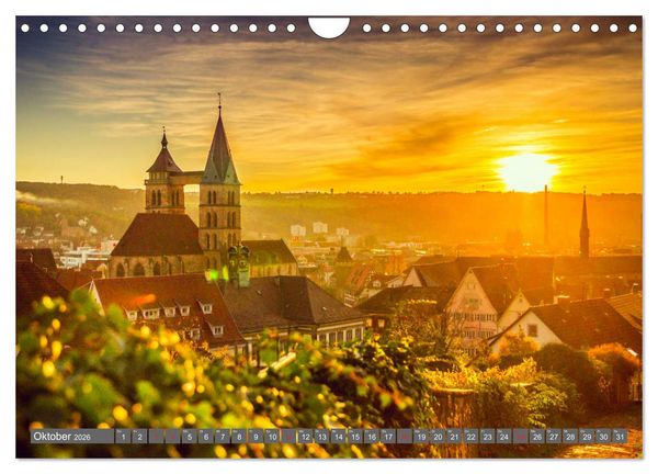 Produktbild: Historisches Esslingen am Neckar 2026 (Wandkalender 2026 DIN A4 quer), CALVENDO Monatskalender