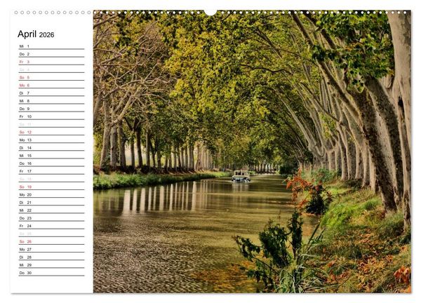 Produktbild: Languedoc-Roussillon - unter der Sonne des Midi (Wandkalender 2026 DIN A2 quer), CALVENDO Monatskalender