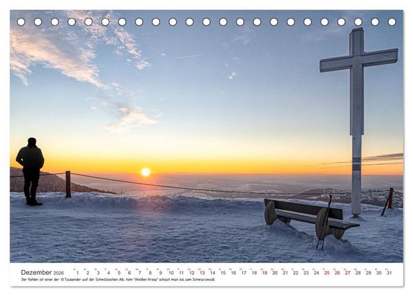 Produktbild: Sehenswertes Baden-W&uuml;rttemberg (Tischkalender 2026 DIN A5 quer), CALVENDO Monatskalender