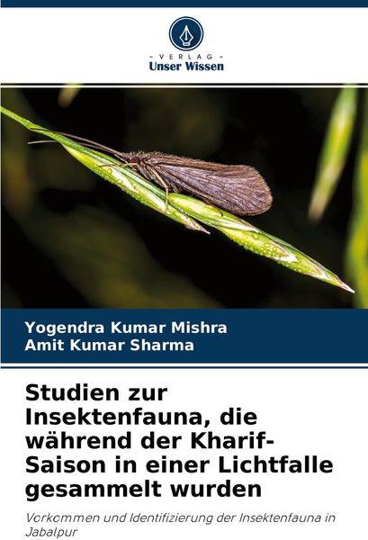 Produktbild: Studien zur Insektenfauna, die w&auml;hrend der Kharif-Saison in einer Lichtfalle gesammelt wurden