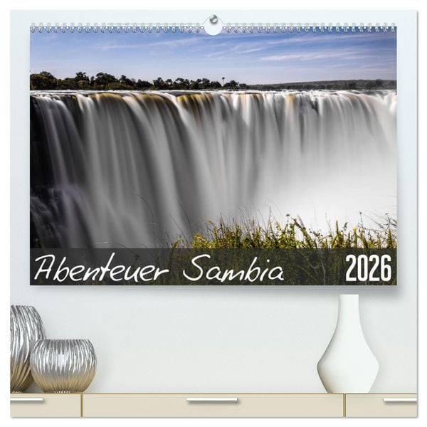 Produktbild: Abenteuer Sambia (hochwertiger Premium Wandkalender 2026 DIN A2 quer), Kunstdruck in Hochglanz