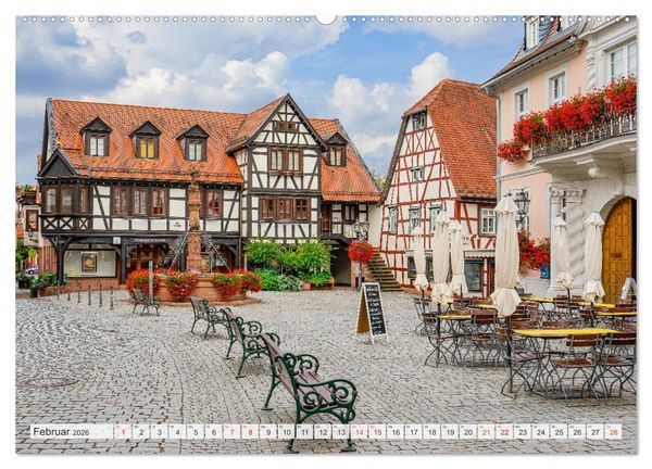 Produktbild: Michelstadt Impressionen (hochwertiger Premium Wandkalender 2026 DIN A2 quer), Kunstdruck in Hochglanz