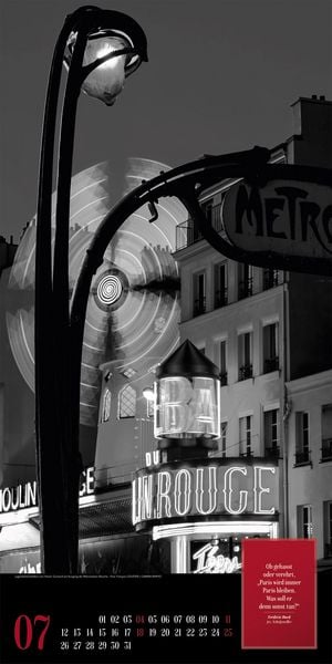 Produktbild: Paris, je t&rsquo;aime Literatur-Kalender 2027