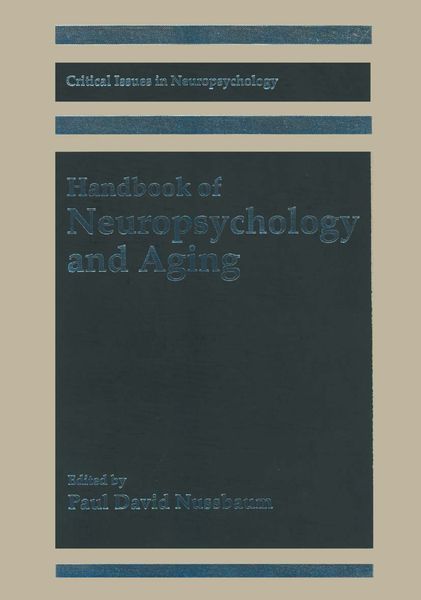 Produktbild: Handbook of Neuropsychology and Aging
