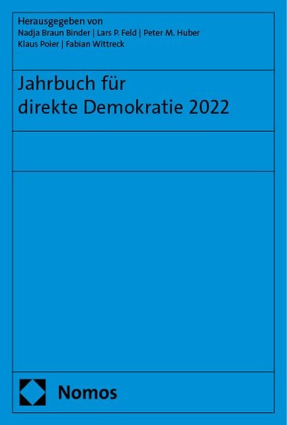 Produktbild: Jahrbuch f&uuml;r direkte Demokratie 2022